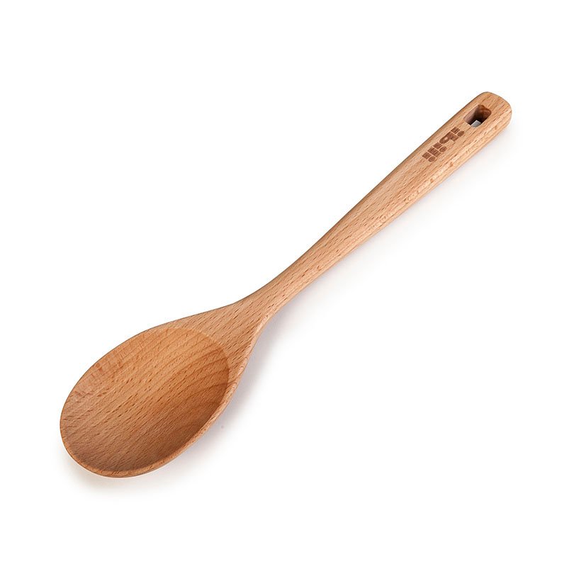 Cuchara Redonda 30 CM Madera REC Aceite Ibili 30 CM cocinar