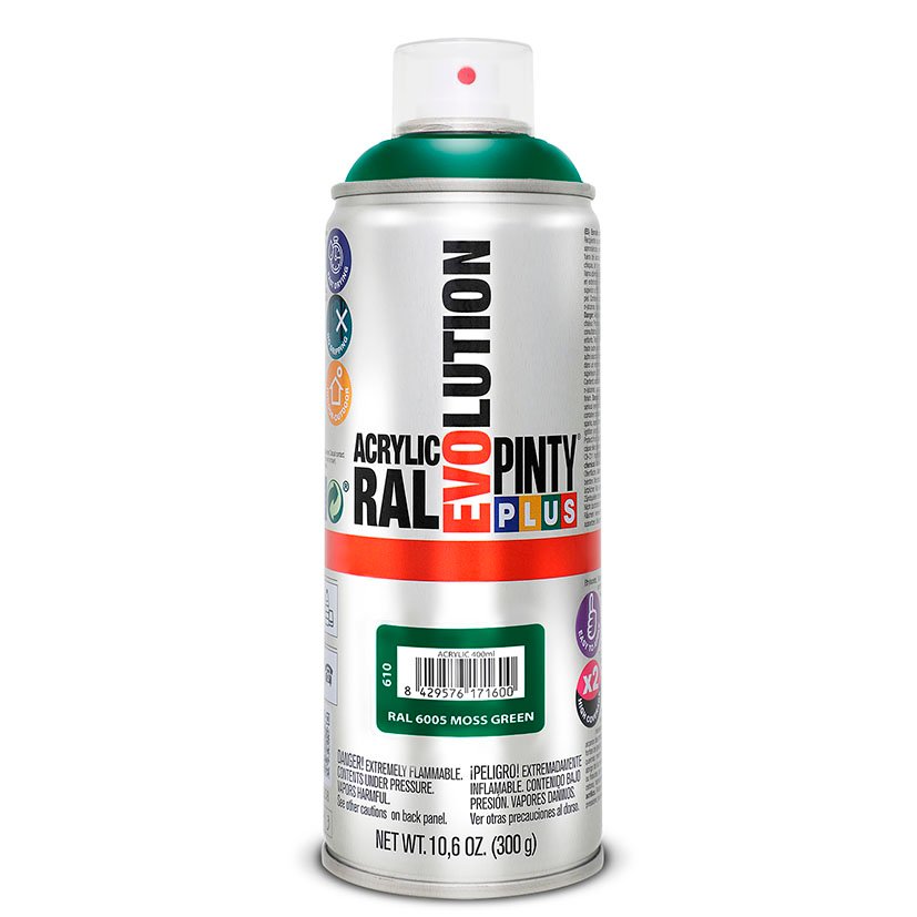 PINTURA SPRAY ACRILICA VERDE OSCUR.400ML