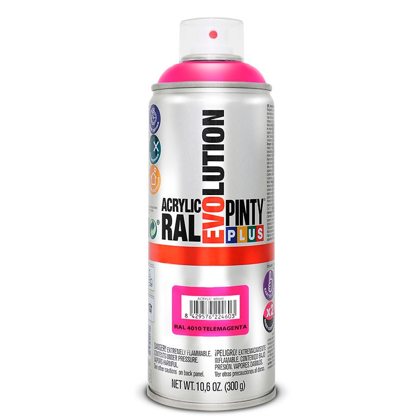 PINTURA SPRAY ACRILICA FUCSIA . 400ML