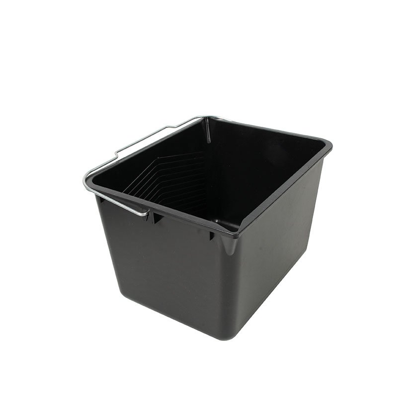 Cubeta Plástico NEGRA 8 L CON ASA RATIO 8 L rodillo