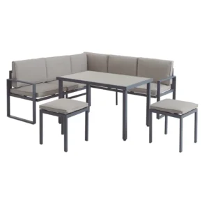 Conjunto ALU Rinconero+mesa ALTA 180X59X67 Cm 120X59X67 Cm mueble metal