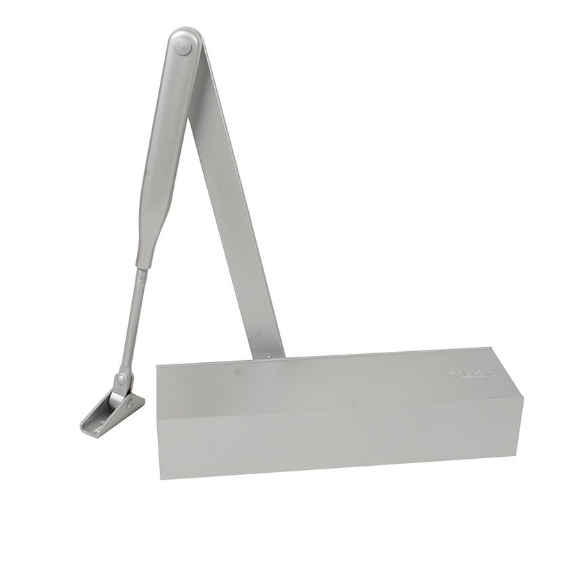 Cierrapuertas TS71 BRAZO RETEN PLAT Dorma Plata mecanismo