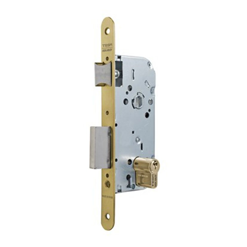 Cerradura EMB 130 ENT 50 MM C RED Níquel Tesaassaabloy 50 MM 77 Mm