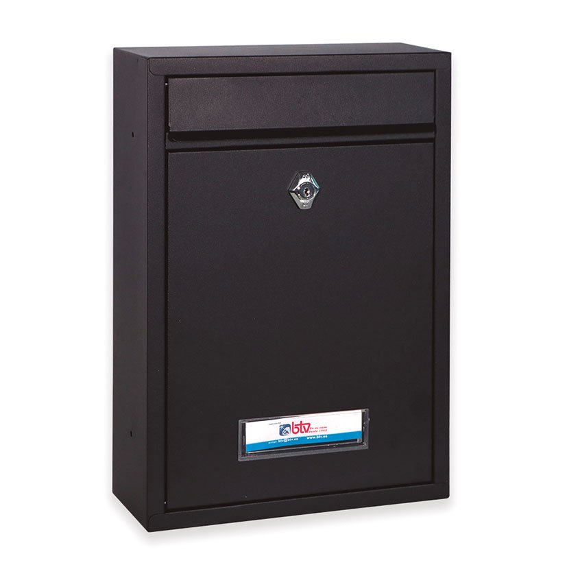 Buzón Exterior MET Bermeo NEGRO Btv buzon