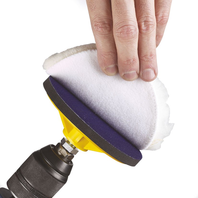 BOINA DE LANA Autoadherente 115 MM RATI RATIO abrasivo electroportatil