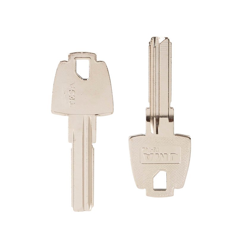 Llaves EN BRUTO L Seguridad TE-T62 Jma 10 Latón cilindro de cerradura