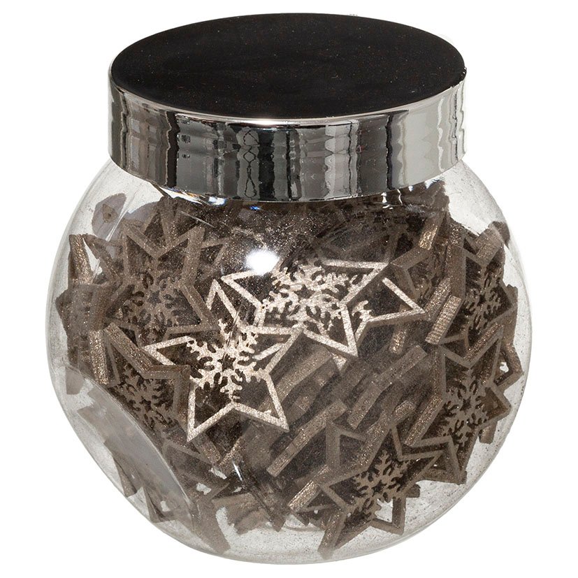 Confeti Estrellas Madera X100 2 Cm navideña