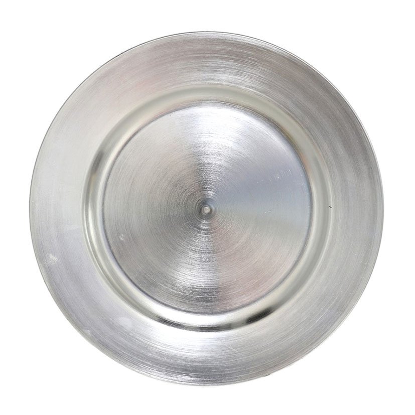 BAJO PLATO PP 33 CM PLATA servicio mesa