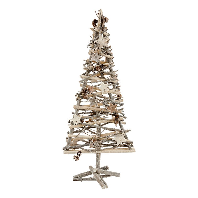 ARBOL Navidad Madera DECOR 57 CM 23X57 Cm navideña