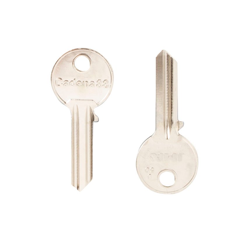 LLAVE EN BRUTO ACERO MCM-13D CADENA88 Jma 50 cilindro de cerradura