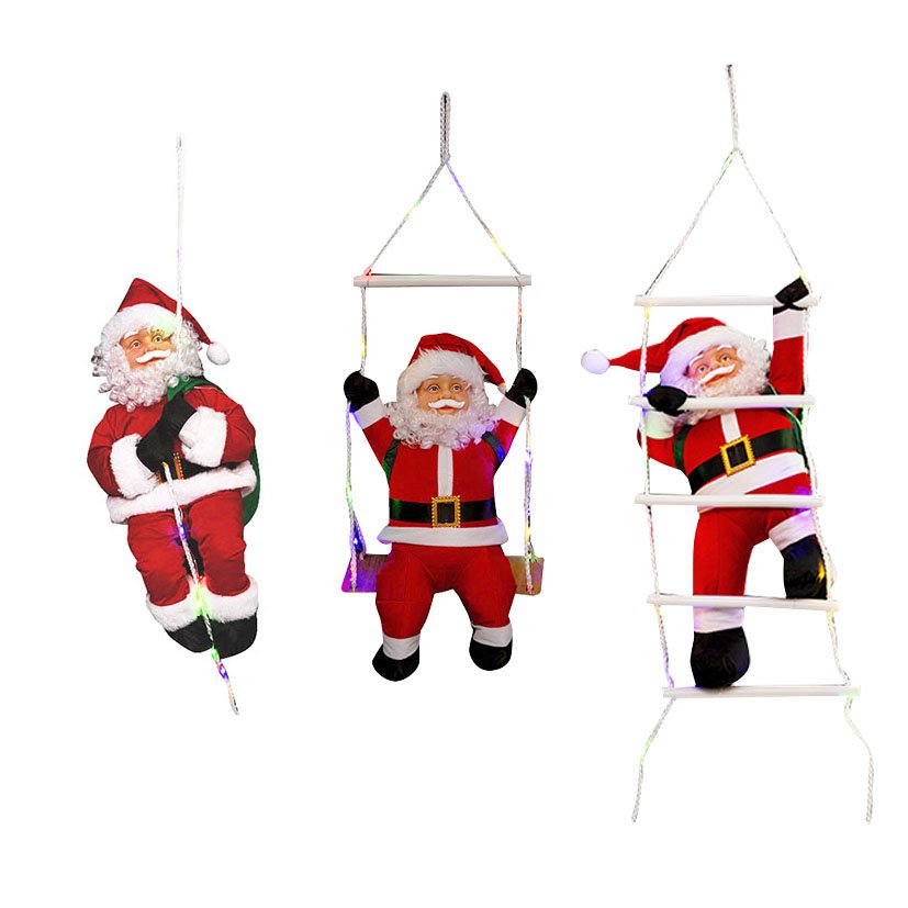 PAPA NOEL Escalador 60 CM 70X23X13 Cm navideña