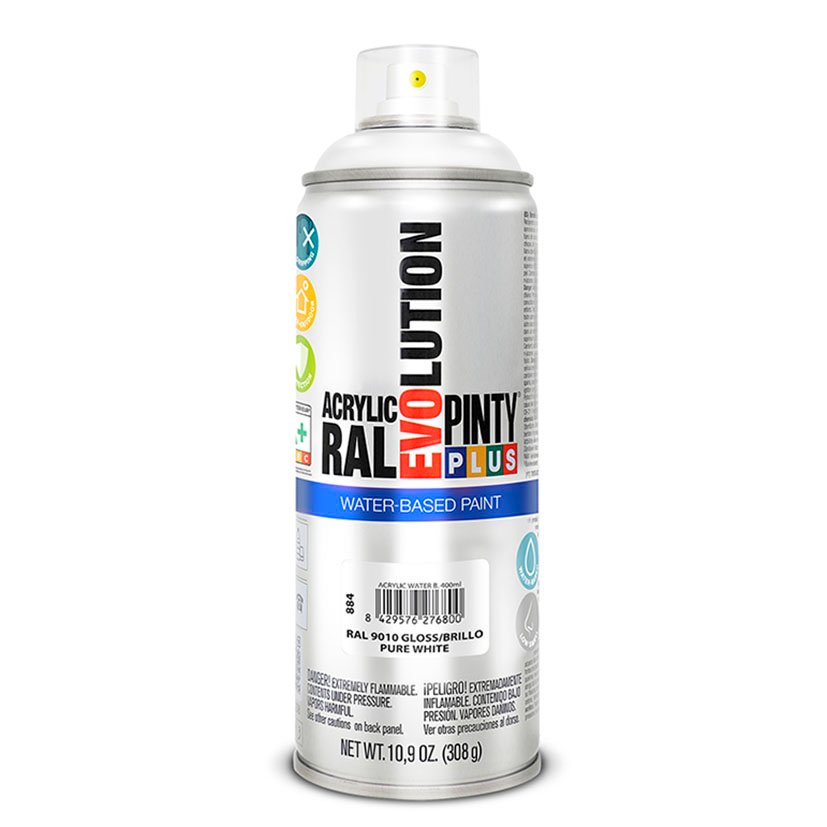 PINTURA SPRAY BASE AGUA BLANCO 400ML