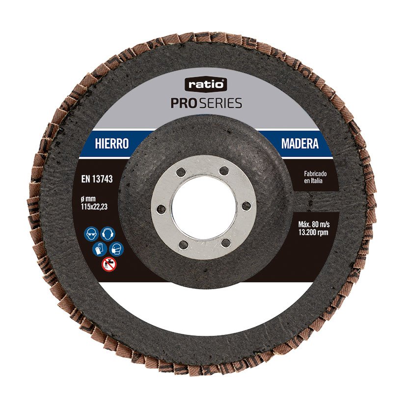 DISCO Laminas Corindon Z40/115 RATIO PRO RATIO Proseries 115 Mm Hierro abrasivo pulir