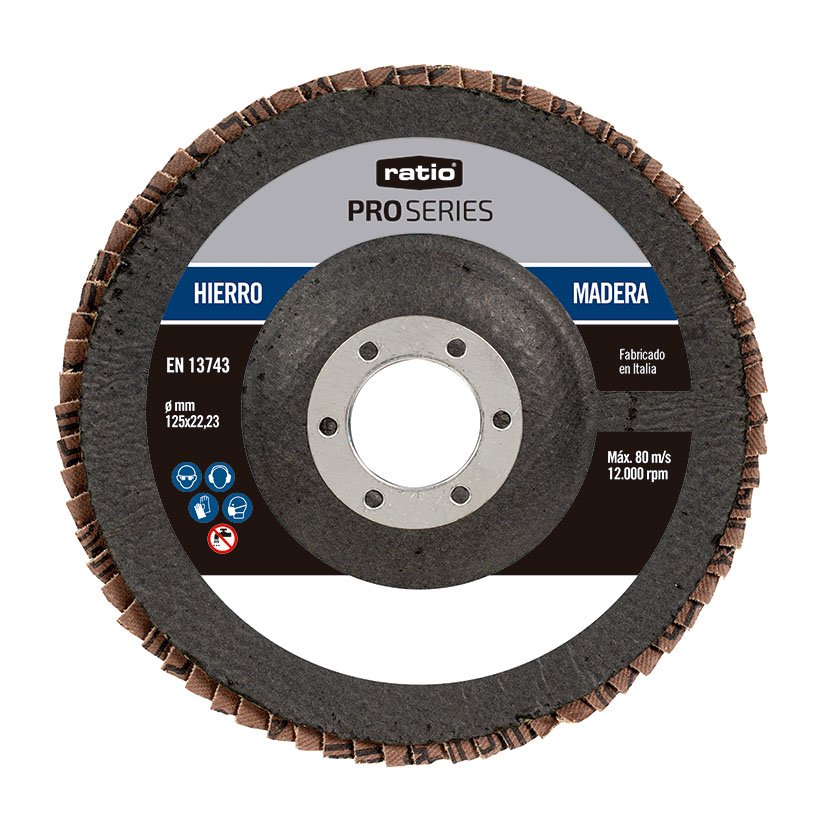 DISCO Laminas Corindon Z60/125 RATIO PRO RATIO Proseries 125 Mm abrasivo pulir