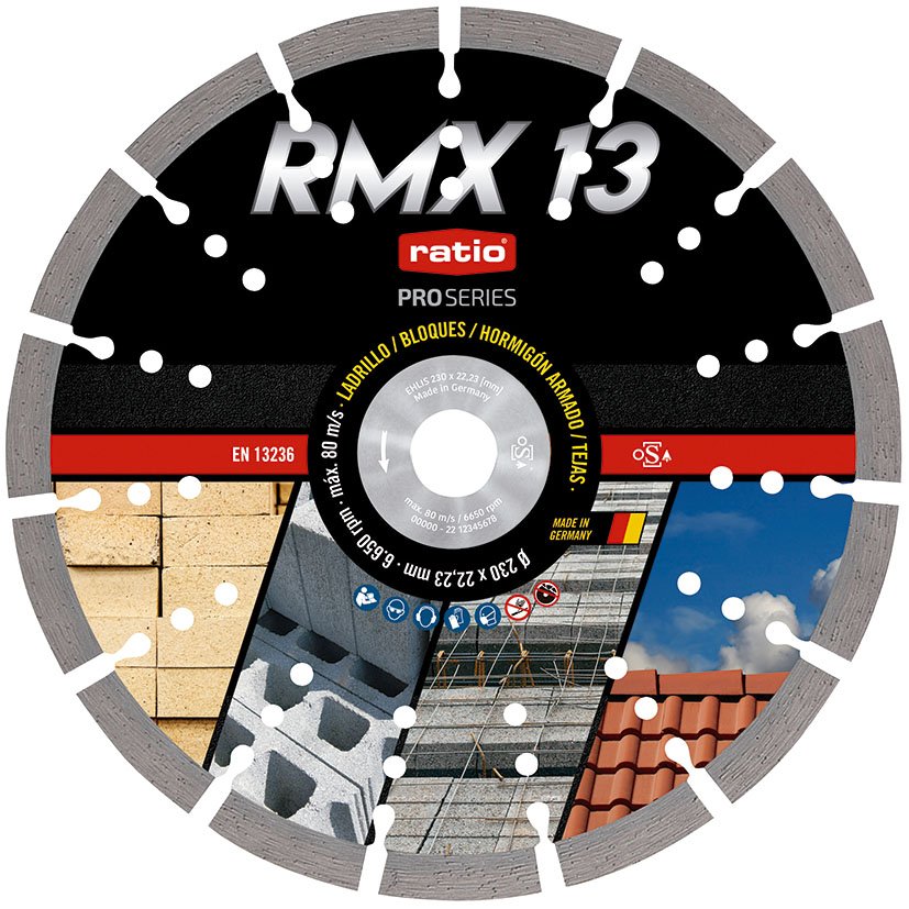 DISCO SEGM LASER RMX13 230 MM RATIO Proseries 230 MM 230X2