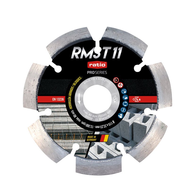 DISCO SEGM LASER RMST11 115 MM RATIO 115X2