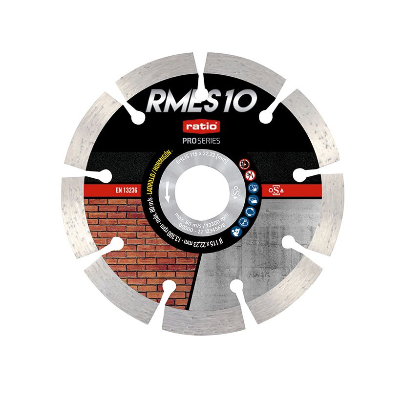 DISCO SEGM LASER RMES10 115 MM RATIO Proseries 115 MM 115X1
