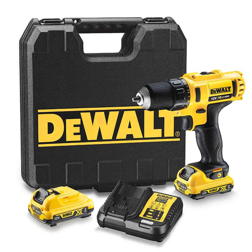 Taladro Atornillador DCD710D2-QW XR 10 8 Dewalt 8 V 10 MM batería