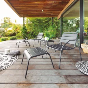 Conjunto DUO RELAX 5 Piezas 68X67X70 50X38 mueble metal