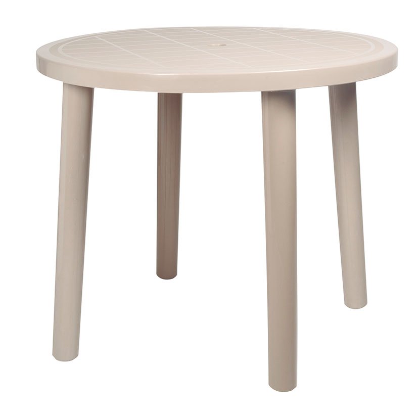 MESA TOSSA Ø 86 CM ARENA mueble resina