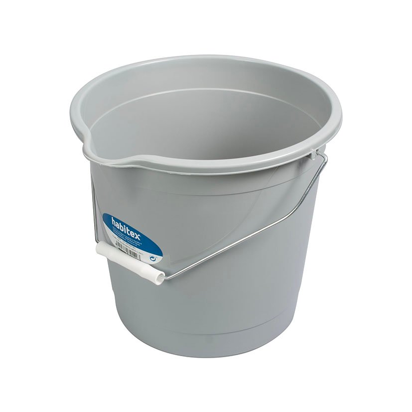 CUBO 10 L Economico GRIS CLARO Habitex limpieza