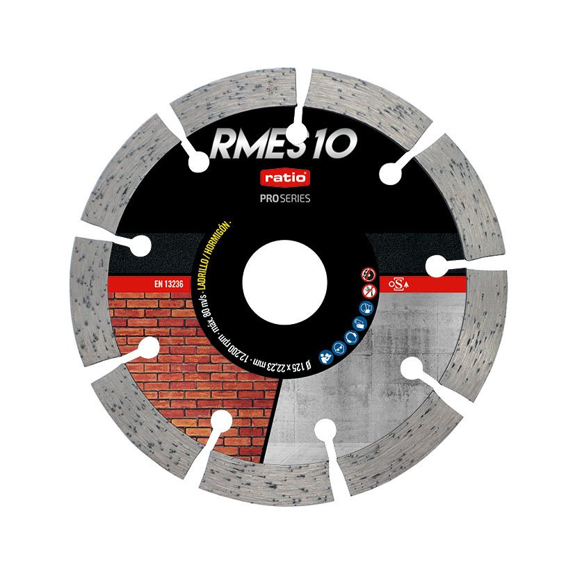 DISCO SEGM LASER RMES10 125 MM RATIO Proseries 125 MM 125X1