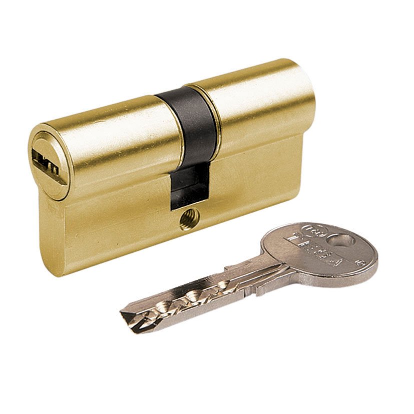 Cilindro T-60 30X50 MM LEVA 15 Latón TESA Tesaassaabloy 30X50 MM 80 Mm