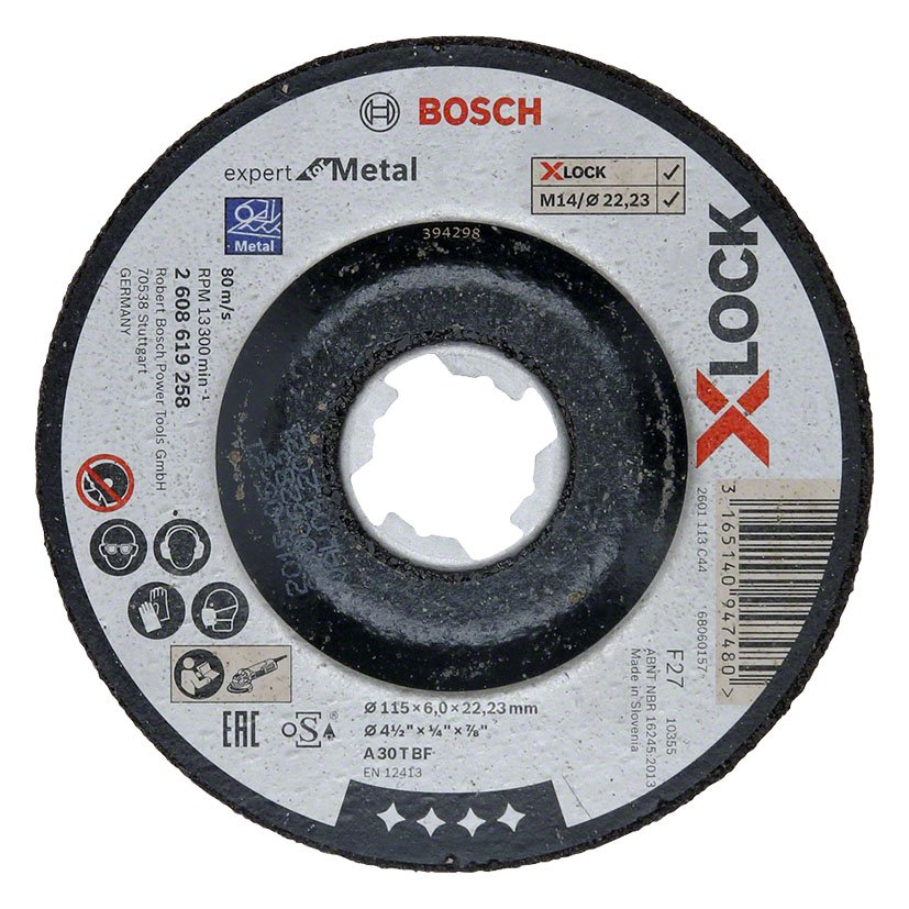 DISCO Desbaste X-lock Expert METAL 115X6 Bosch 115X6 Mm abrasivo pulir