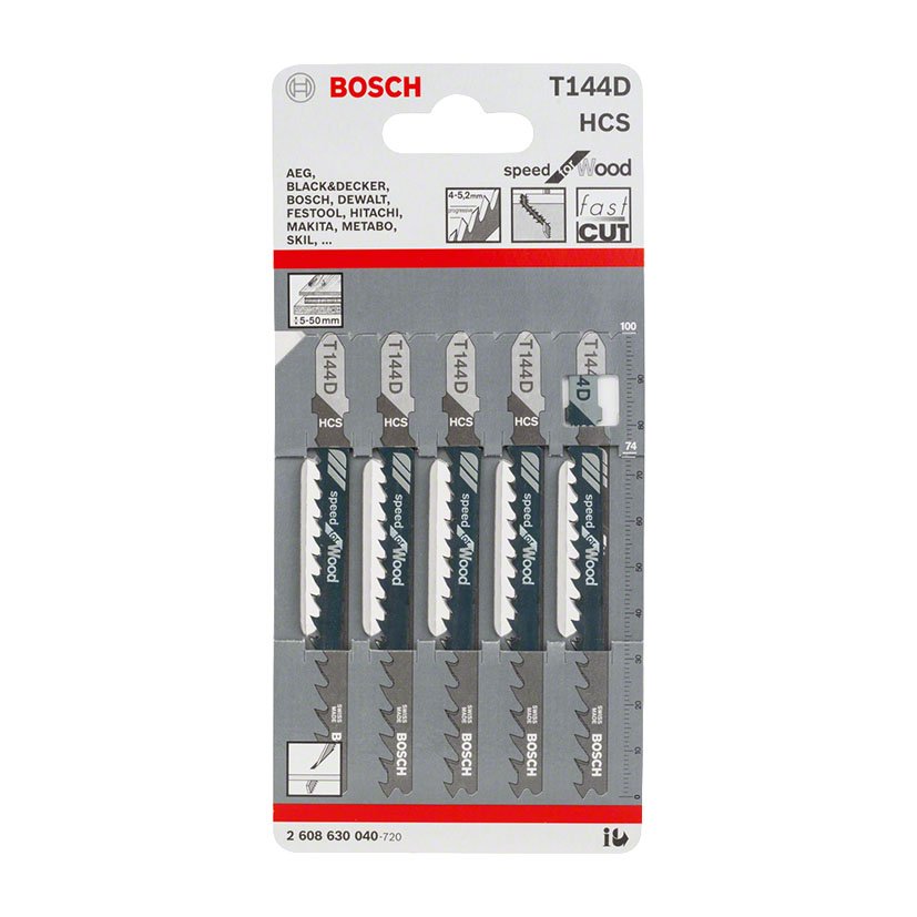 Sierra CALAR T 144 D SPEED WOOD 5 UDS Bosch 100 Mm 2 Mm