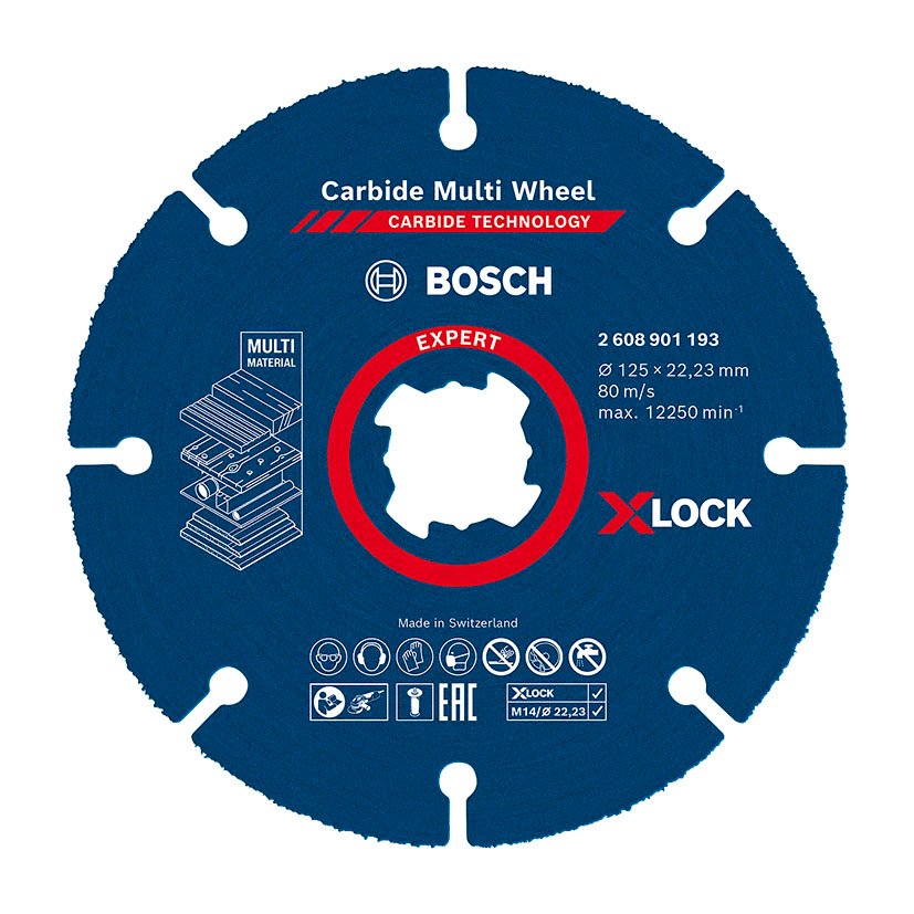 DISCO CORTE X-lock Expert 125X22 23 MM Bosch 125X22.23 MM Mate