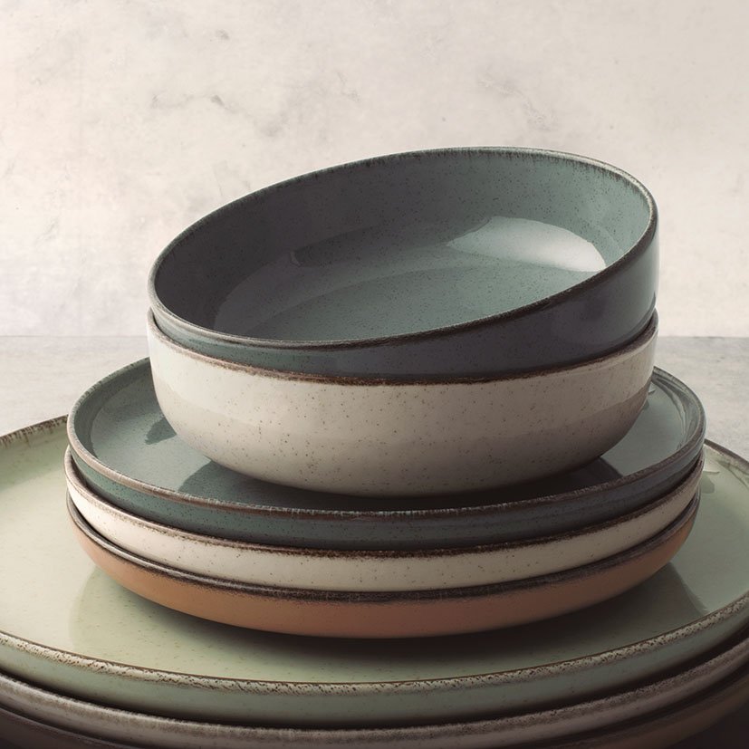 Juego 4 Platos Llanos PEARL 27 CM Surtidos 27 CM vajilla