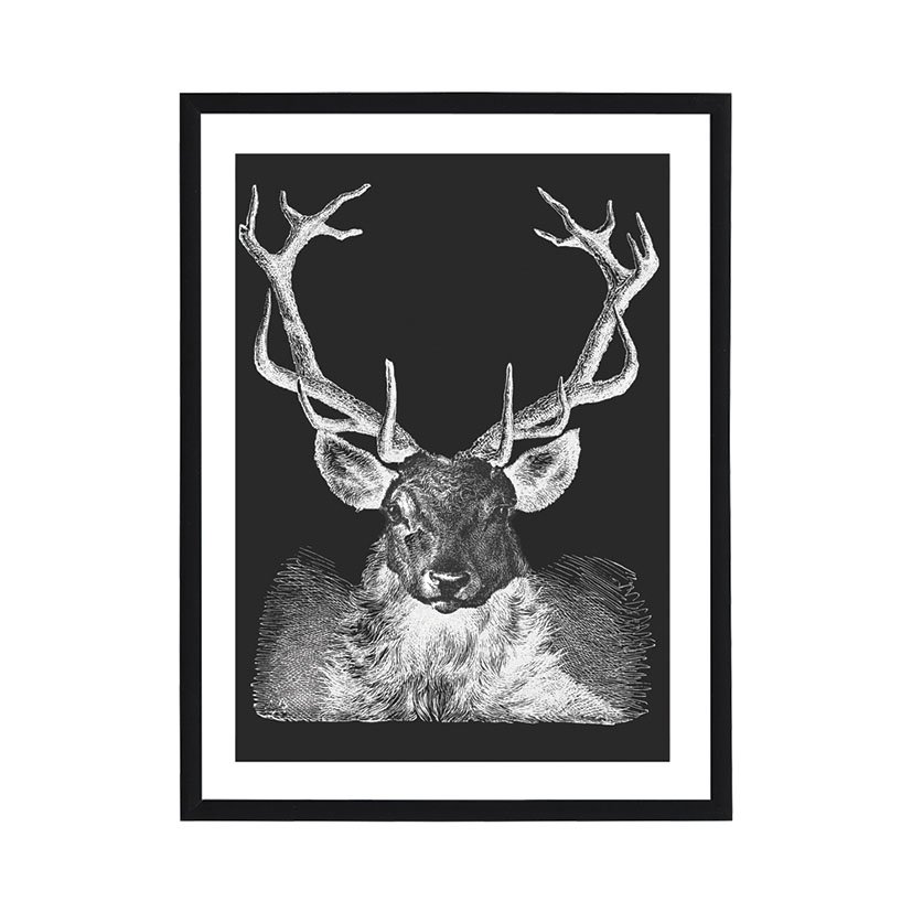 MARCO FOTO 18X24 CM NEGRO enmarcado