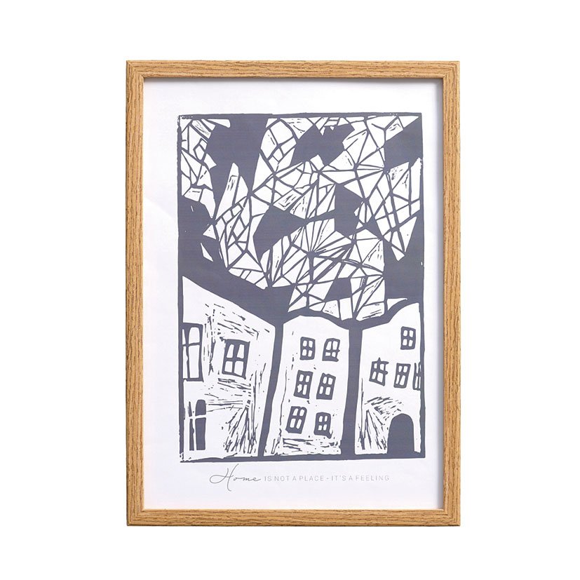 MARCO FOTO 21X30 CM Natural enmarcado