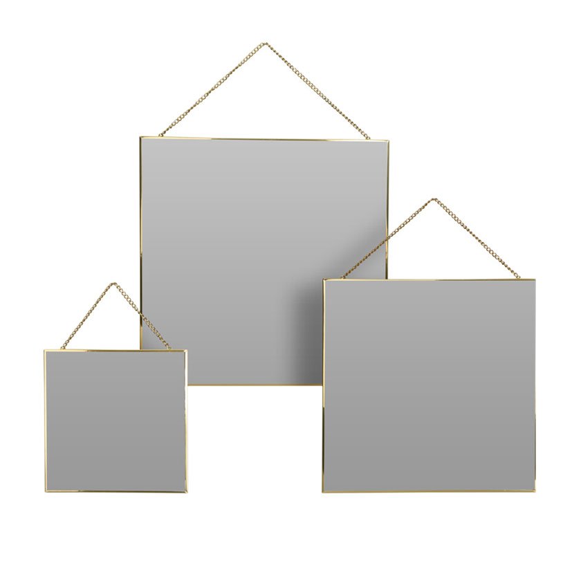 Espejo MURAL 3 Unidades 20-30-35 CM 20X20 Cm