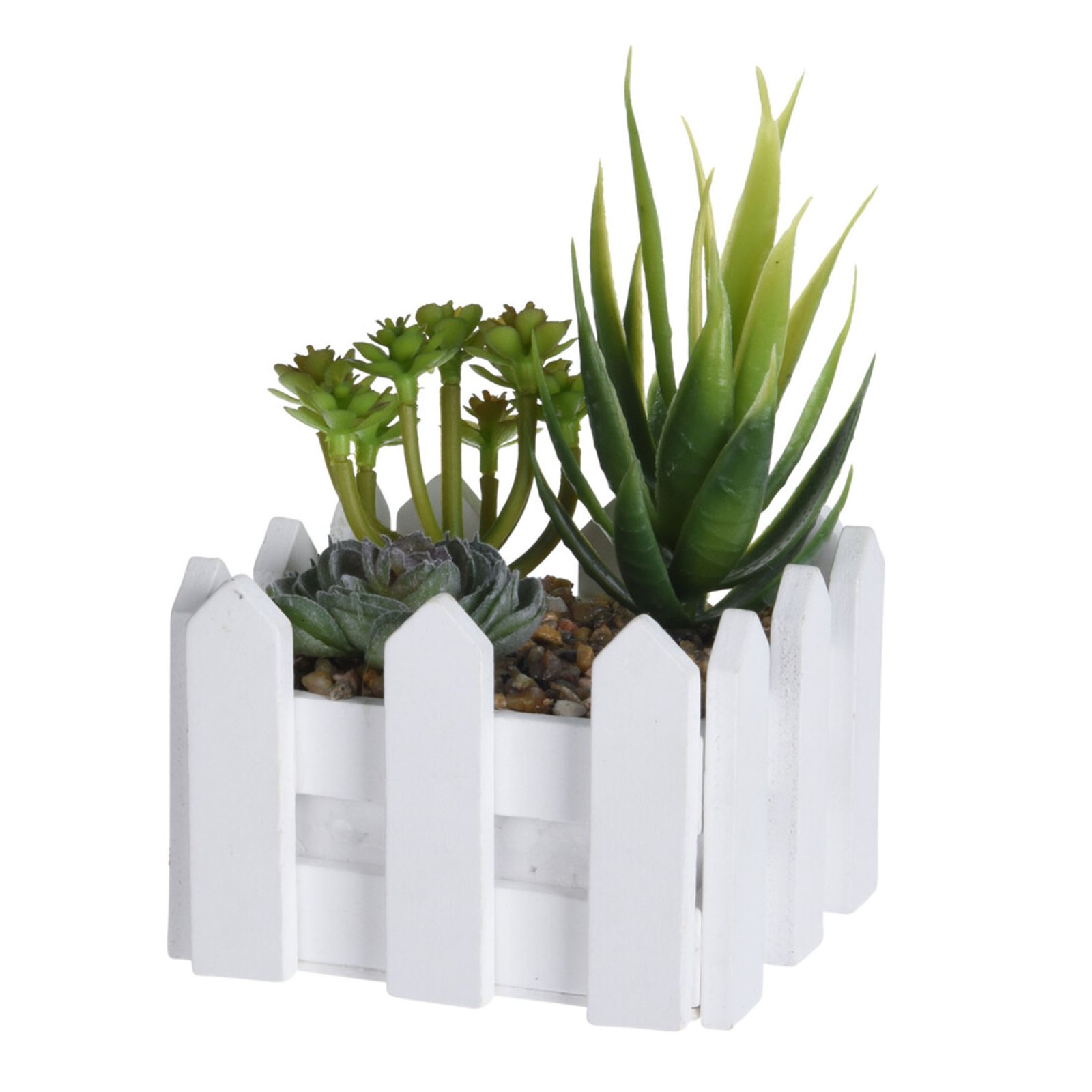 Jardinera Madera Planta ARTIF 10X 10X15 CM 10X10X15 CM 10X10X15 Cm decorativo