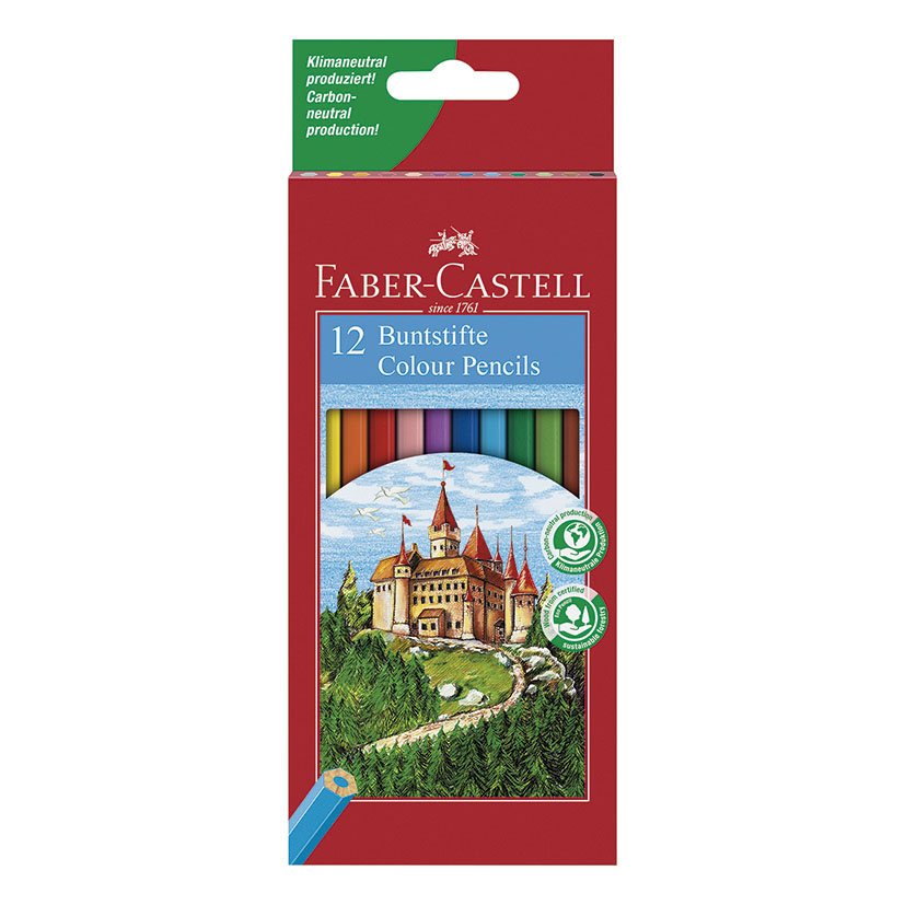 Estuche 12 Lapices Colores F Castell Faber Castell material oficina
