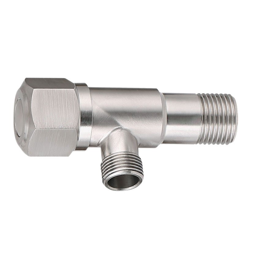 LLAVE Escuadra ACERO INOX 1/2-3/8 CERAM Orfesa válvula agua