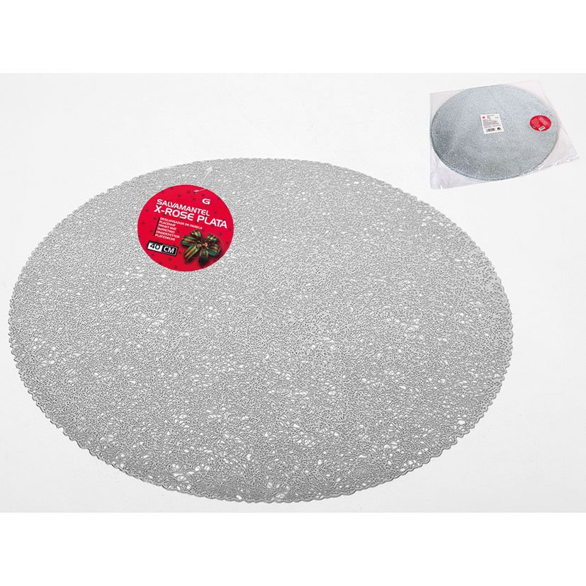 Mantel Individual PLATA 40 CM servicio mesa