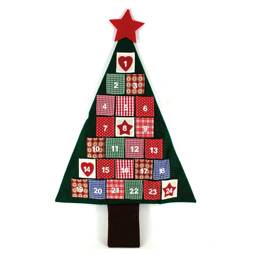 PINO MURAL DE Adviento 105 CM navideña