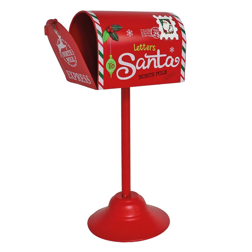 Buzón Americano SANTA 16X 12X32 CM 16X12X32 CM navideña