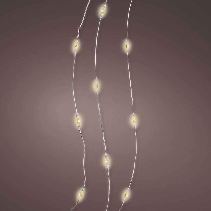 MICRO LED BCO Calido Interior 95 CM 5 M decorativo