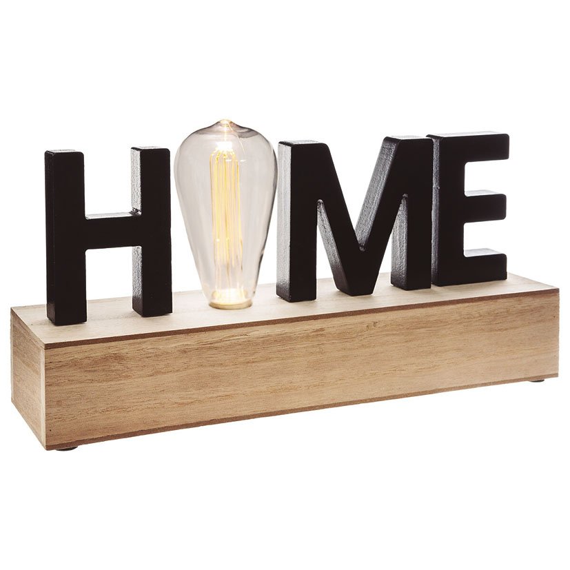 Decoracion HOME LUZ LED 34X8 XH 16 CM decorativo