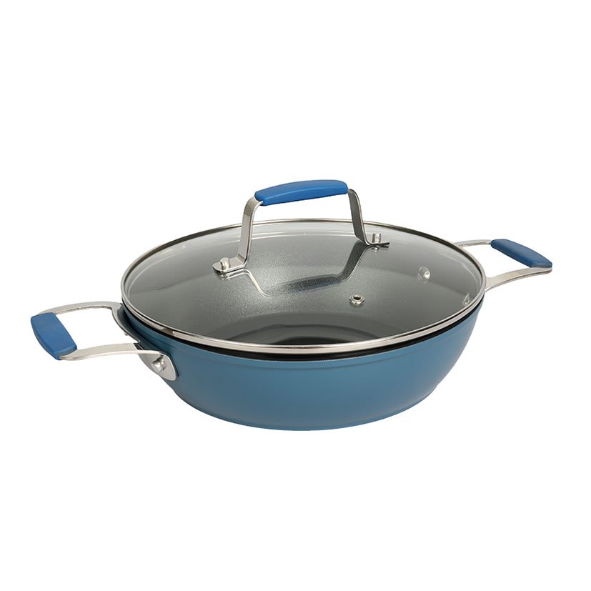 Cacerola BAJA Forjado 24 CM BLUE Habitex 24 CM olla cazo