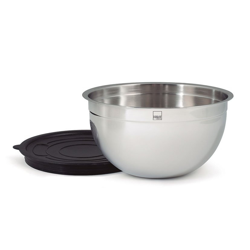 BOL ACERO INOXIDABLE 20 CM. C/TAPA