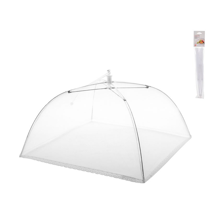 TAPA NYLON CUBRE ALIMENTOS 36X34CM.PLEG.