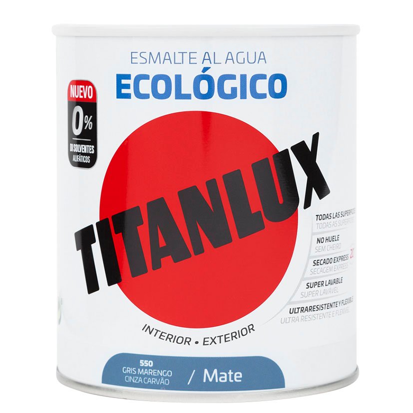 TITANLUX BASE AGUA GRIS MARENG 750ML MAT