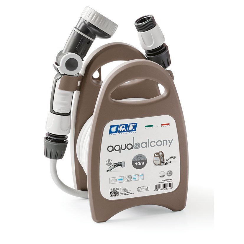 KIT Aquabalcony 10M+ACCESORIOS GRIS Gf Garden manguera riego