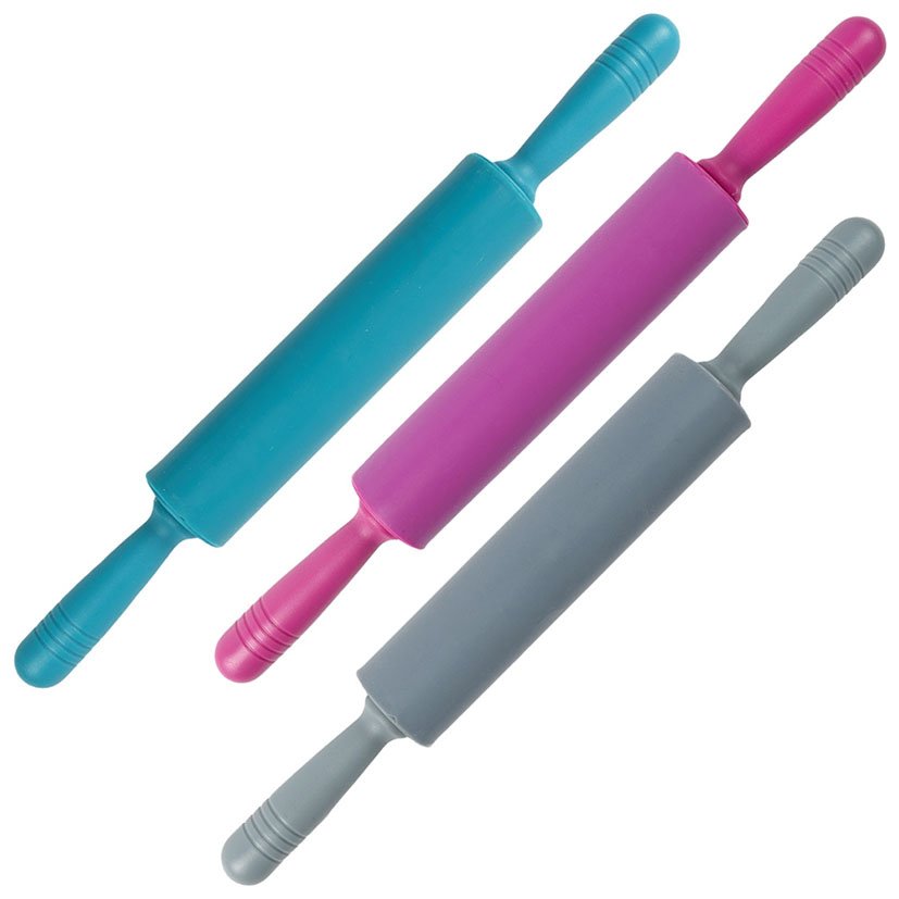 Rodillo Amasar Silicona 23 CM manga utensilio
