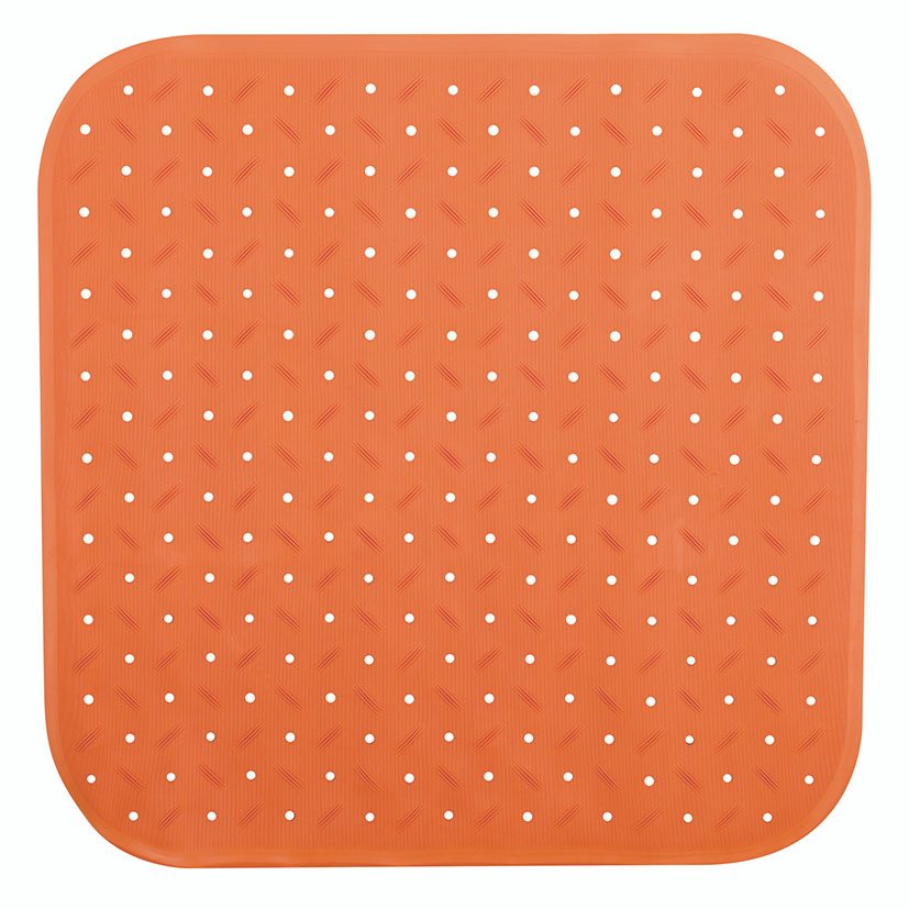 Alfombra Bañera Classic 54X54 CM Naranja Habitex 54X54 CM baño antideslizante