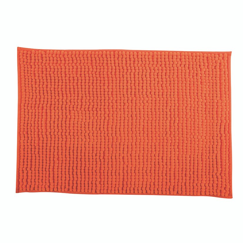 Alfombra Baño Chenilla Microf 40X60 NARA Habitex 40X60 Cm Naranja